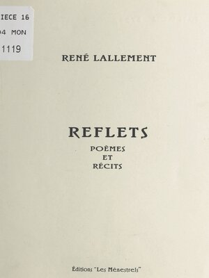cover image of Reflets